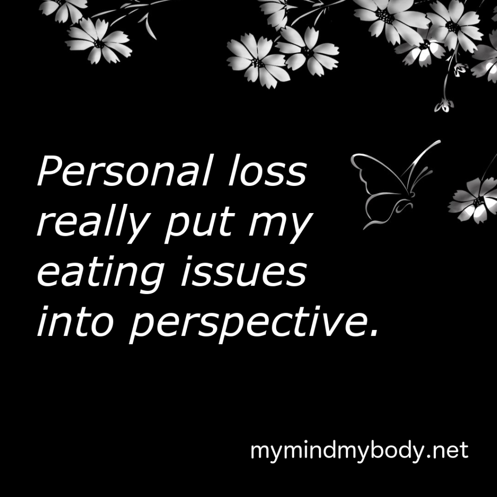 My father s illness and gave me the push I needed to make a serious change in my life I talk about this experience in the article “Death Gave Me a